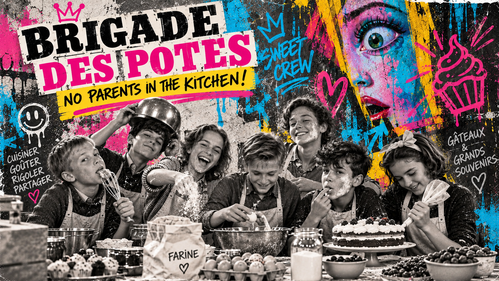 A BRIGADE DES POTES NO PARENTS IN THE KITCHEN!